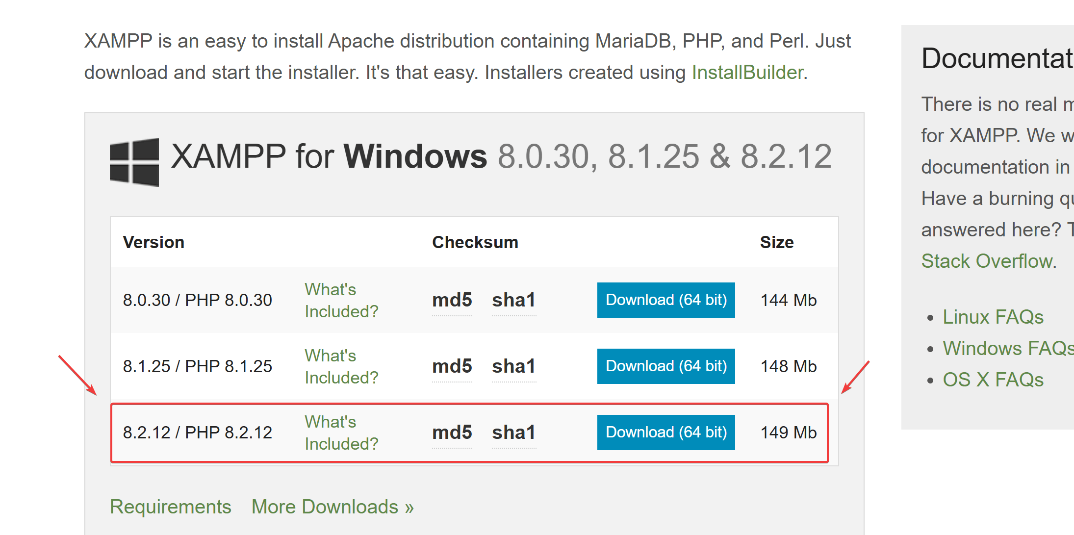 download xampp