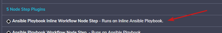 inline ansible playbook